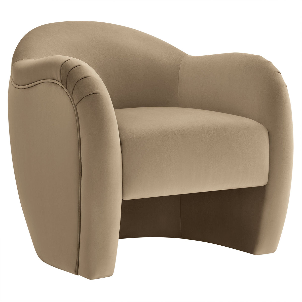 Compose Performance Velvet Accent Chair by Modway, tan velvet upholstery on Tampa Home & Garden Store