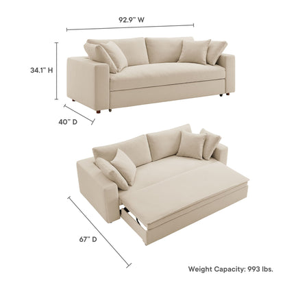 Modway Commix and Overstuffed Full Size Sofa