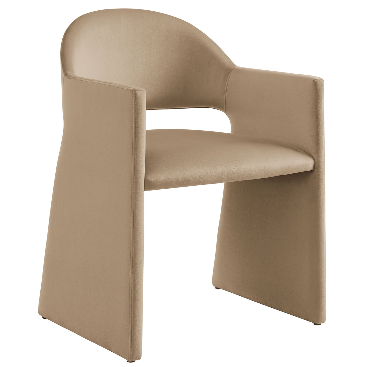 Talia Performance Velvet Dining Armchairs by Modway, taupe velvet, 2 chairs, HouseOfZazla on Tampa Home & Garden Store