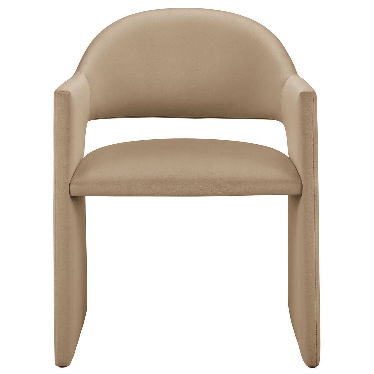 Talia Performance Velvet Dining Armchair by Modway, beige velvet upholstery on Tampa Home & Garden Store