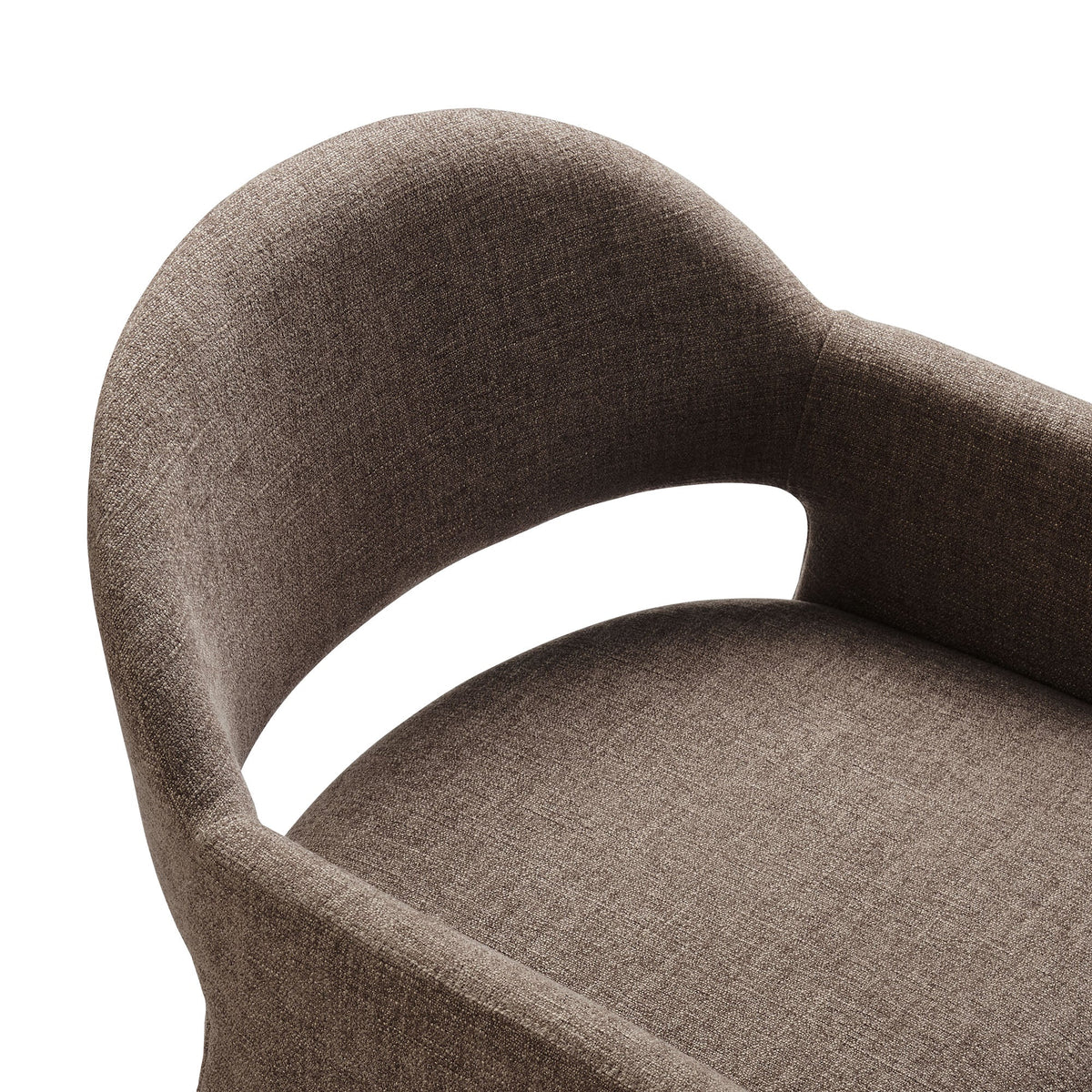 Talia Upholstered Fabric Dining Armchair brown textured fabric by Modway on Tampa Home & Garden Store