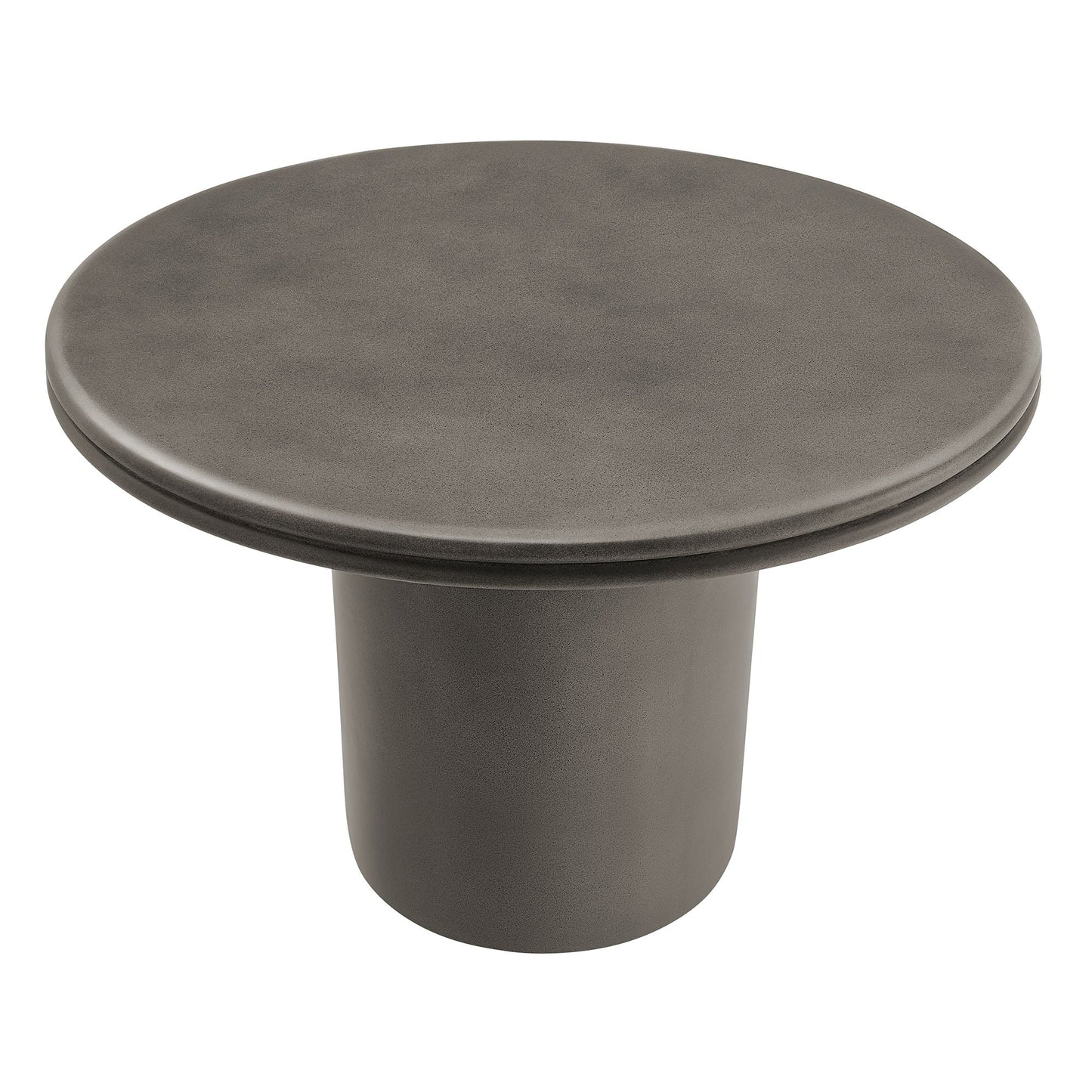 Brion 48 Inch Concrete Round Patio Dining Table