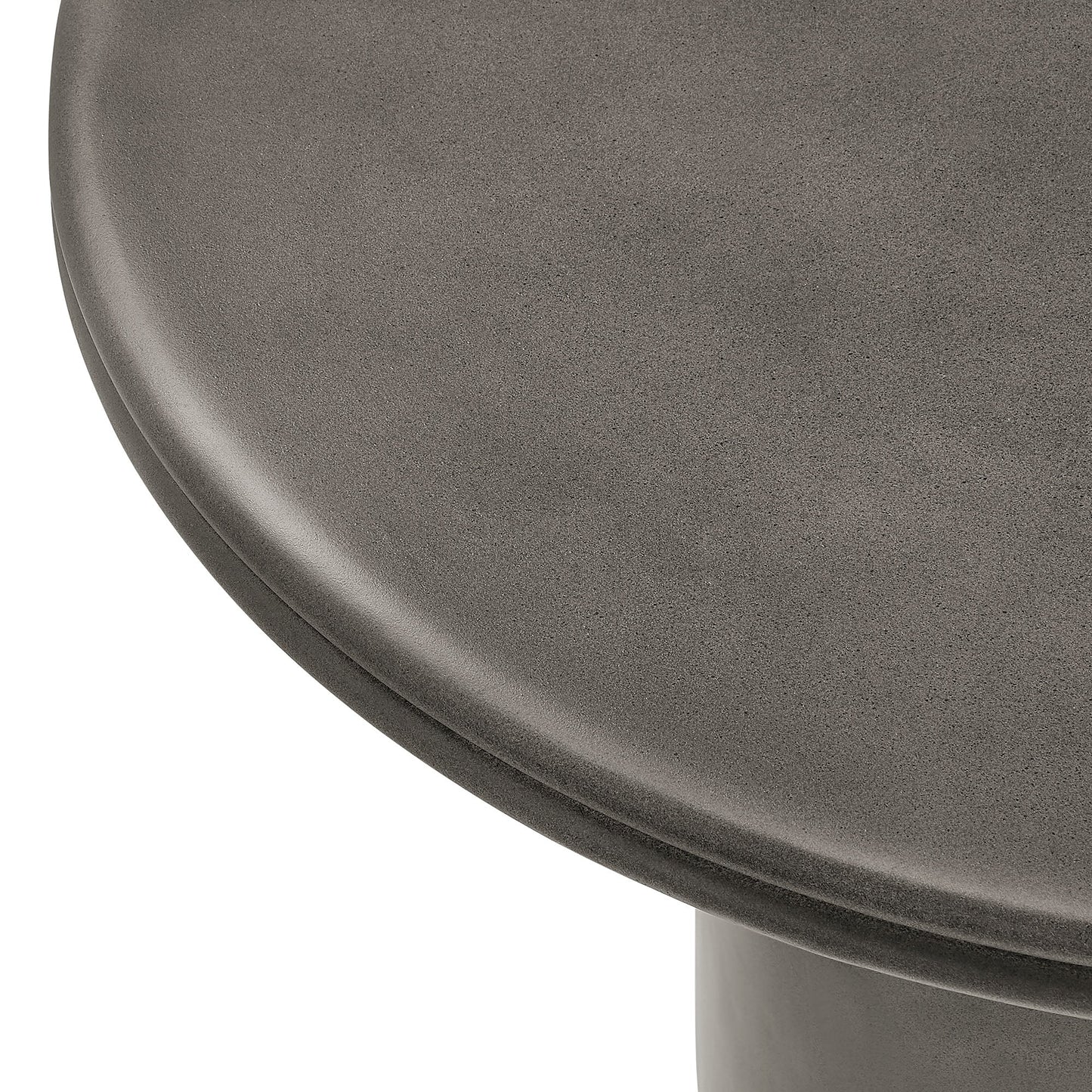 Brion 48 Inch Concrete Round Patio Dining Table