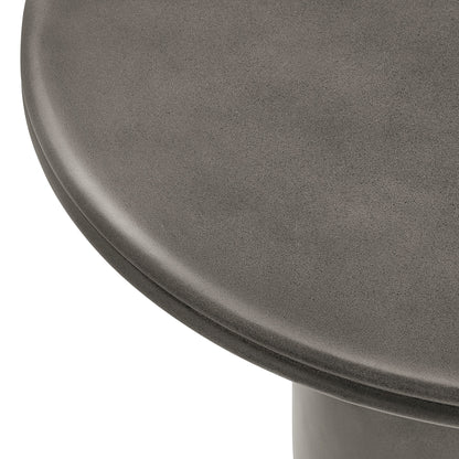 Brion 48 Inch Concrete Round Patio Dining Table