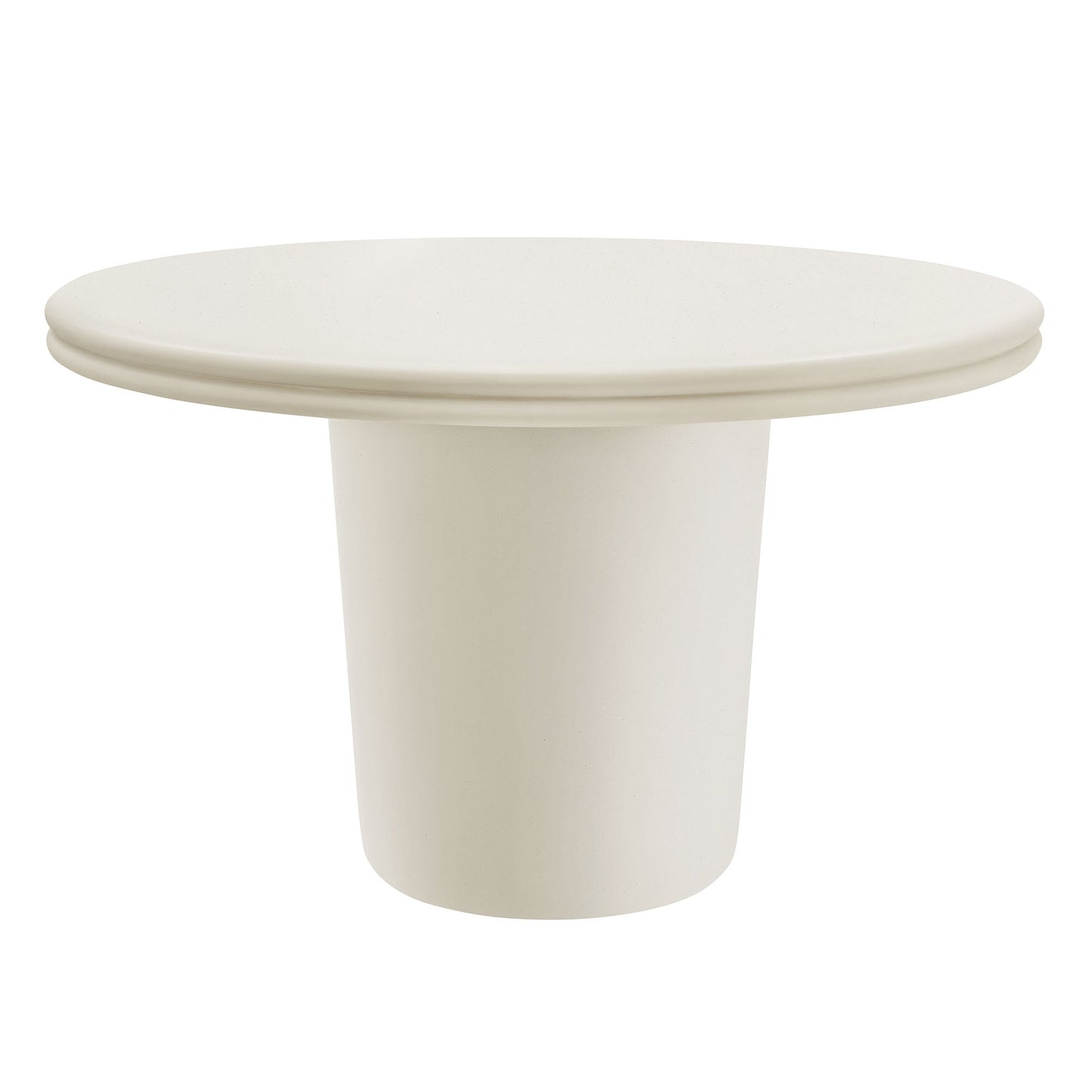 Brion 48 Inch Concrete Round Patio Dining Table