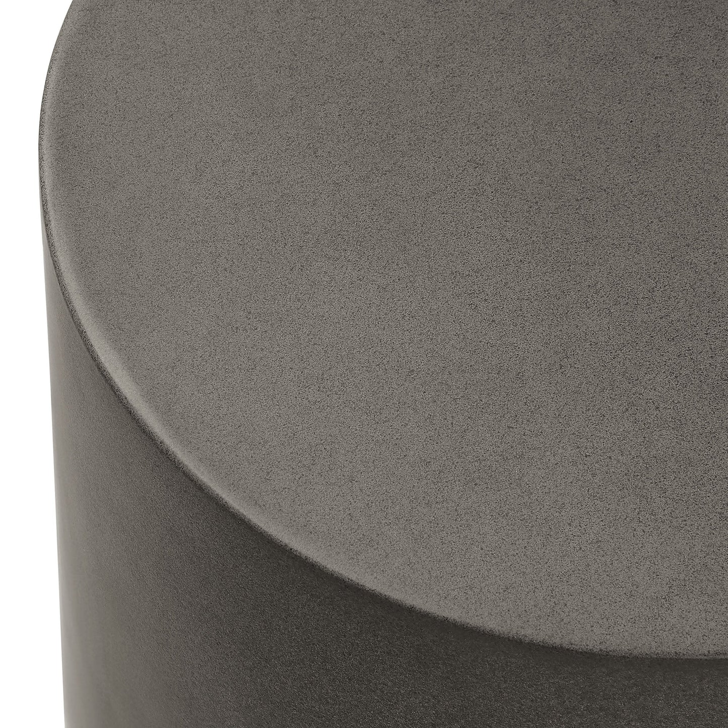 Brion by Modway Concrete Stool for Patio Use