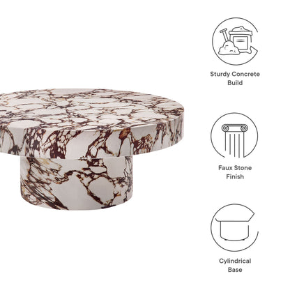 Alora Indoor and Outdoor Concrete Coffee Table
