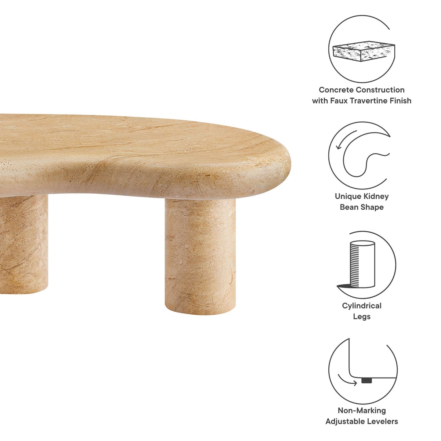 Elowen Sculptural and Indoor Coffee Table