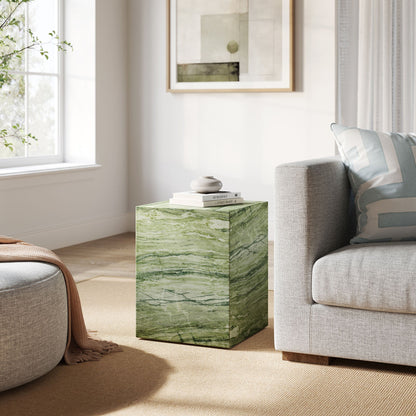Jordana Square Concrete Side Table For A Patio