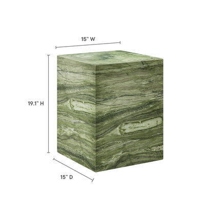 Jordana Square Concrete Side Table For A Patio