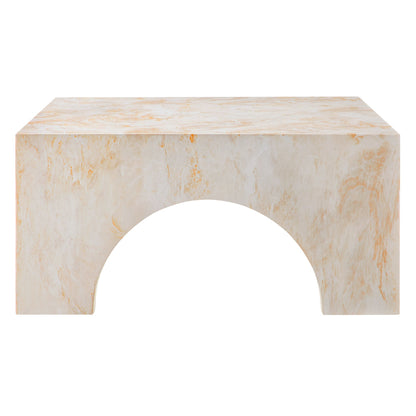 Valen Arched Concrete Coffee Table For the Patio