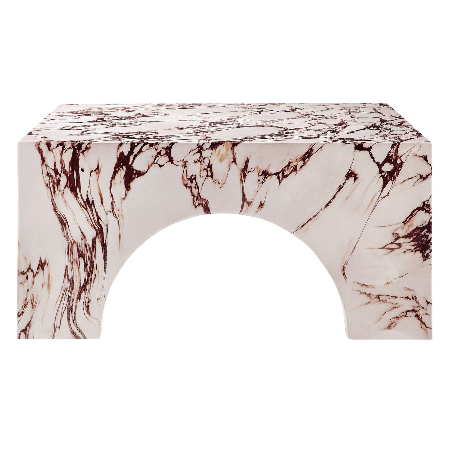 Valen Arched Concrete Coffee Table For the Patio