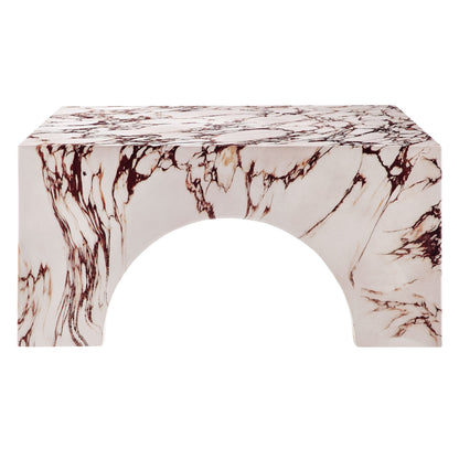 Valen Arched Concrete Coffee Table For the Patio
