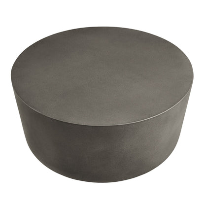 Brion Indoor and Outdoor Concrete Coffee Table