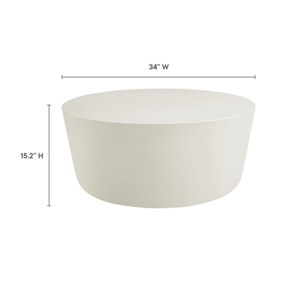 Brion Indoor and Outdoor Concrete Coffee Table