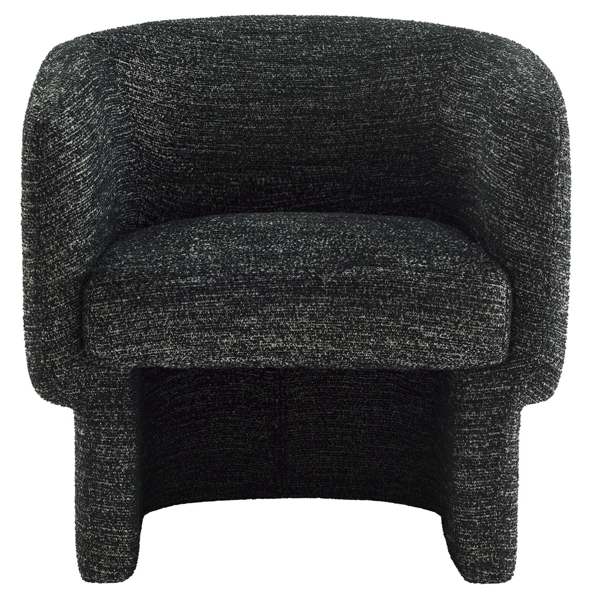 Muse Boucle Fabric Barrel Accent Chair dark charcoal boucle by Modway HouseOfZazla on Tampa Home & Garden Store