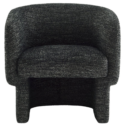 Muse Boucle Fabric Barrel Accent Chair dark charcoal boucle by Modway HouseOfZazla on Tampa Home & Garden Store