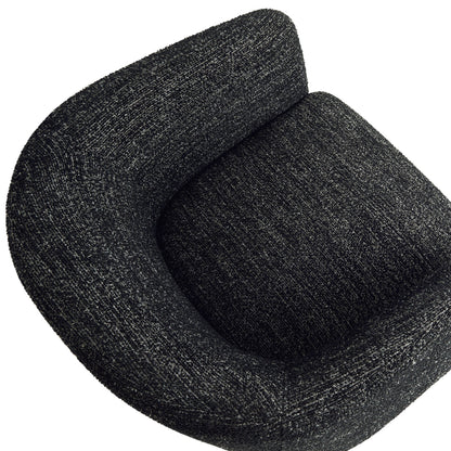 Muse Boucle Fabric Barrel Accent Chair charcoal gray boucle upholstery by Modway on Tampa Home & Garden Store