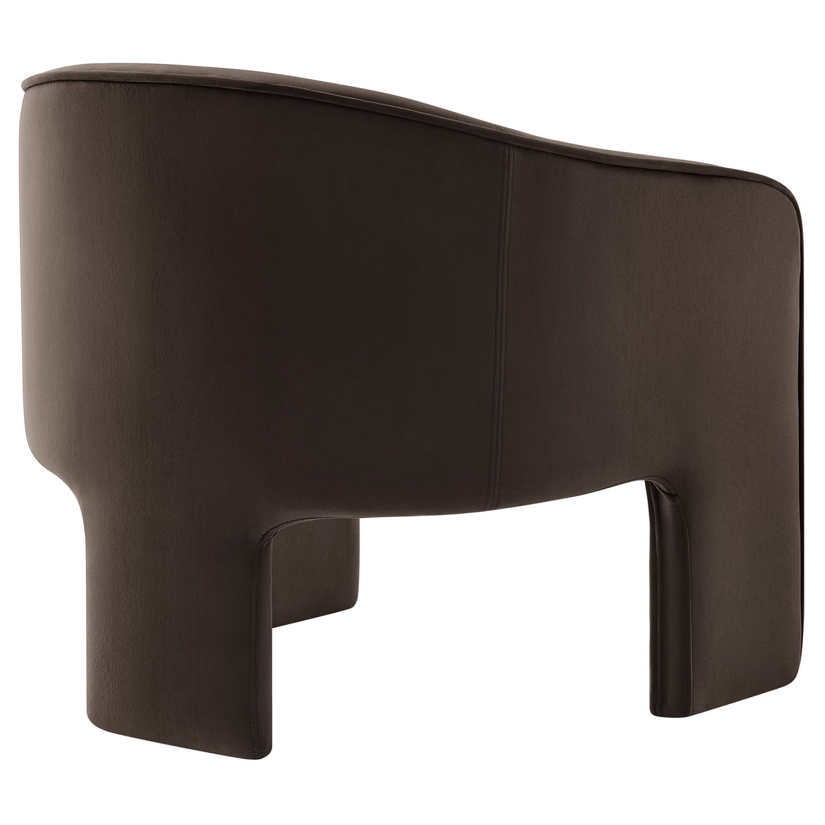 Greer Performance Velvet Upholstered Accent Armchair in espresso brown by Modway on Tampa Home & Garden Store