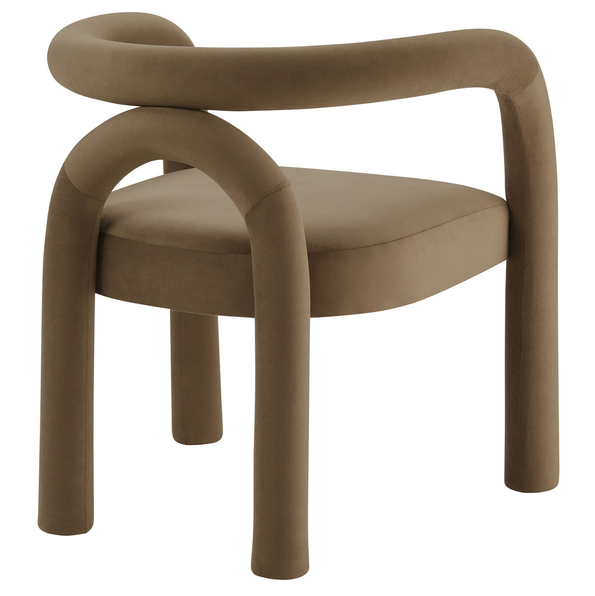 Astrid Performance Velvet Dining Chair taupe velvet with loop arms by Modway on Tampa Home & Garden Store
