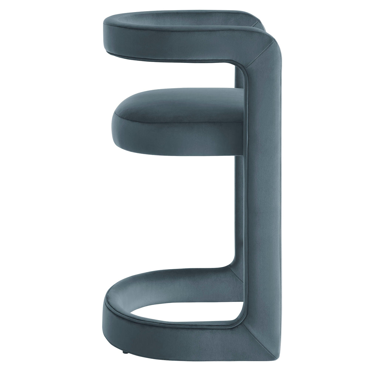 Winslow Performance Velvet Counter Stool blue velvet by Modway on Tampa Home & Garden Store