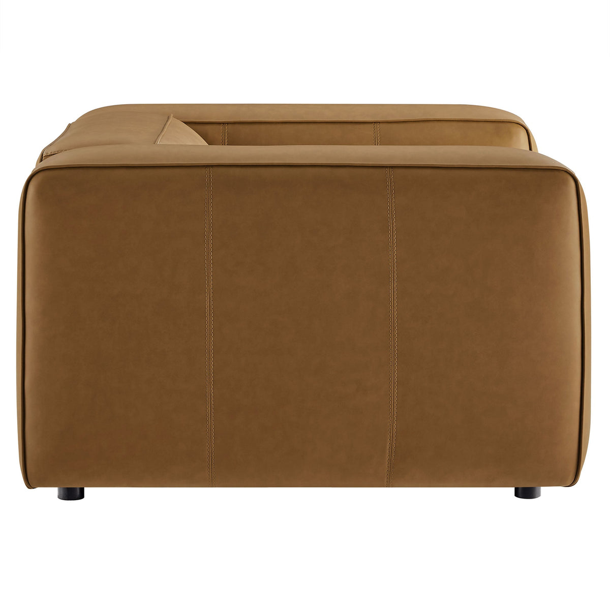 Auren Vegan Leather Modular Armchair with Modway