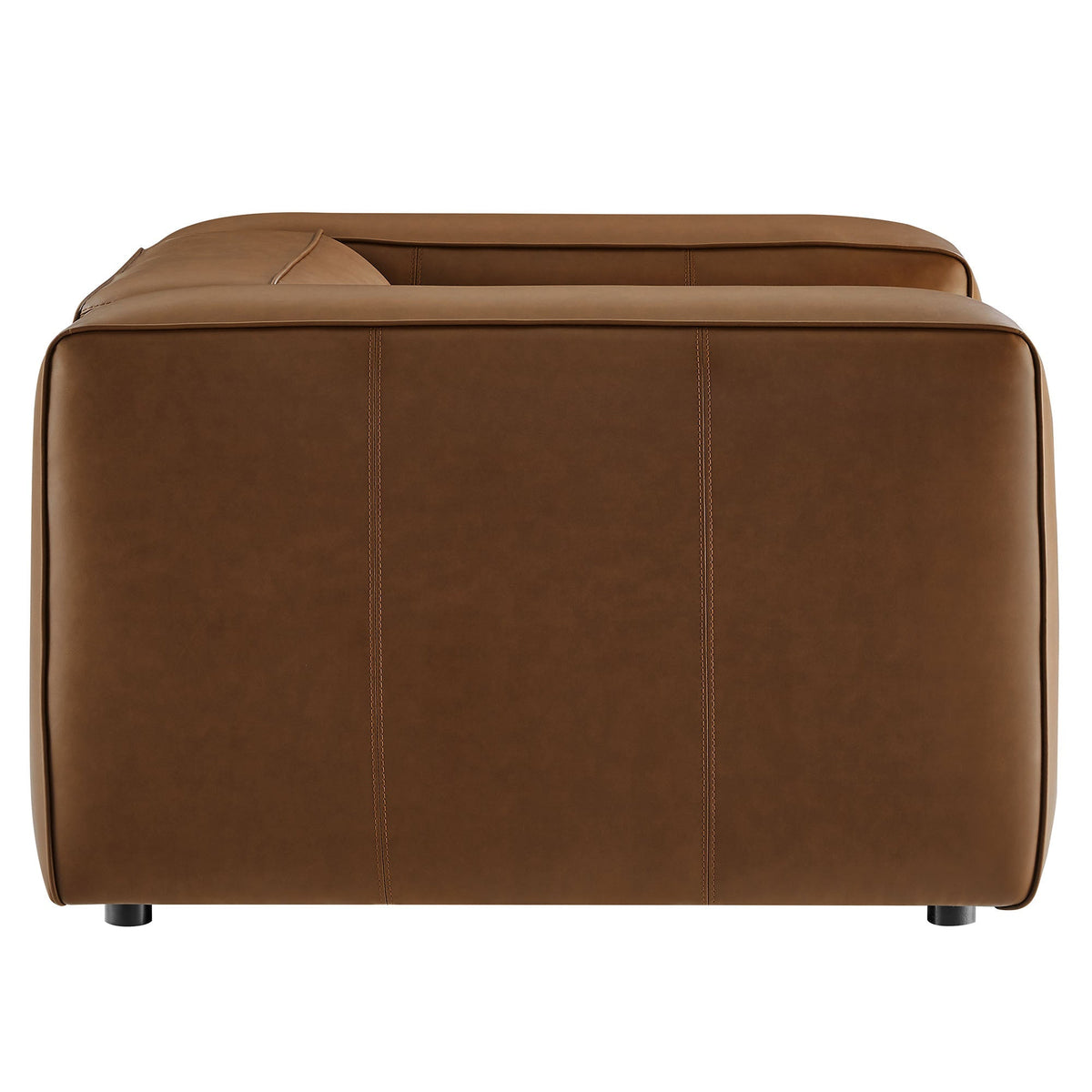 Auren Vegan Leather Modular Armchair with Modway