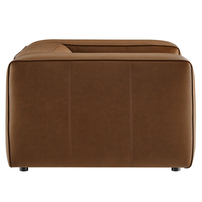 Auren Vegan Leather Modular Armchair with Modway