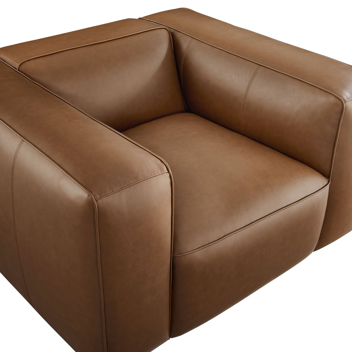 Auren Vegan Leather Modular Armchair with Modway