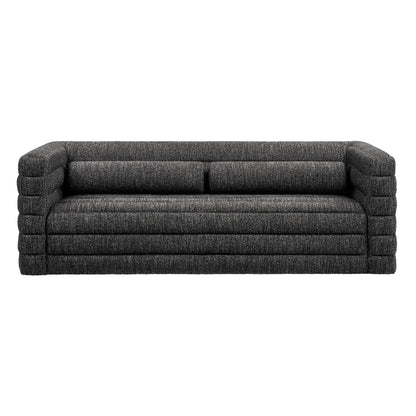 Relle Channel Tufted Boucle Upholstered Sofa