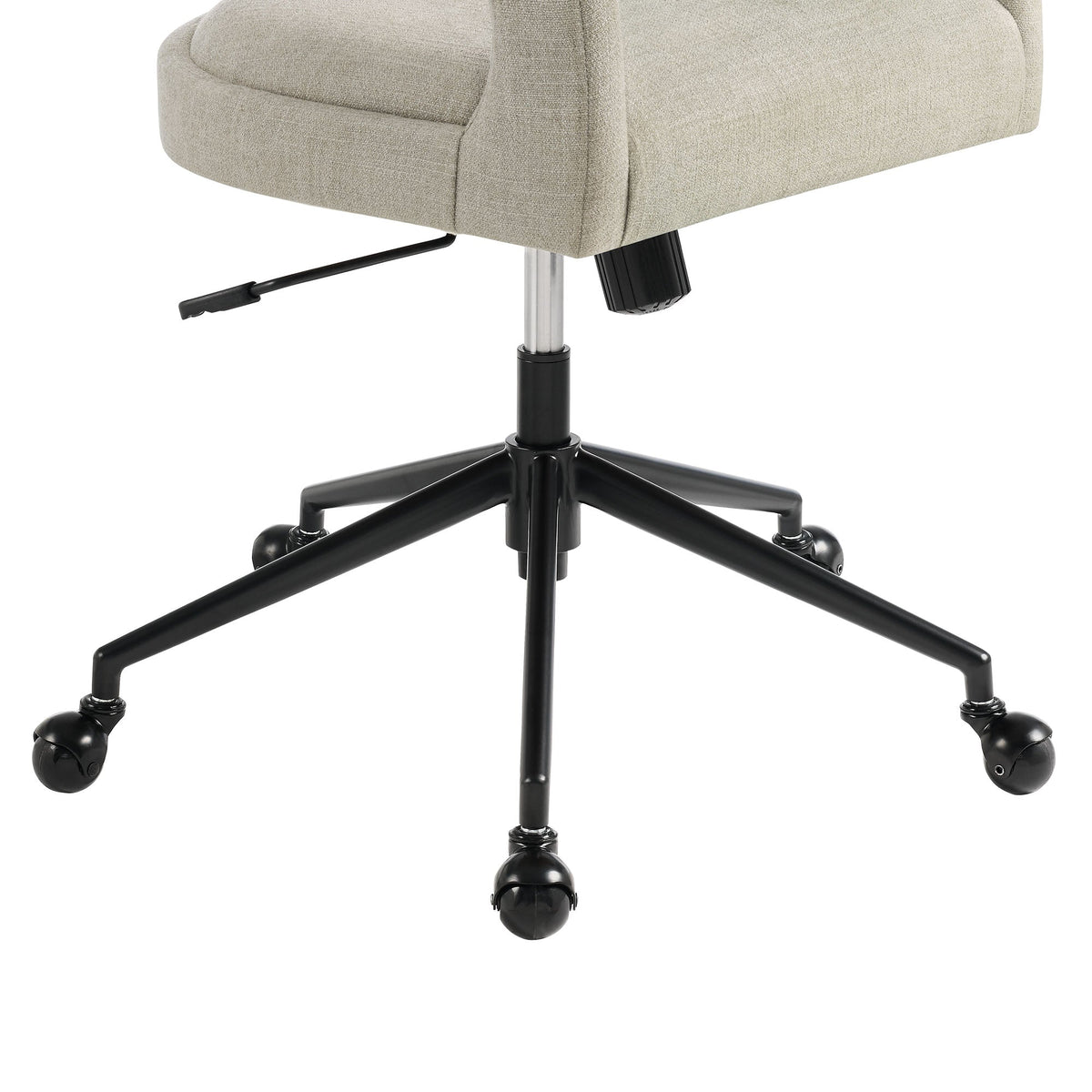 Pinnacle upholstered office chair by Modway, fabric, height-adjustable with black base on Tampa Home & Garden Store