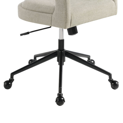 Pinnacle upholstered office chair by Modway, fabric, height-adjustable with black base on Tampa Home & Garden Store