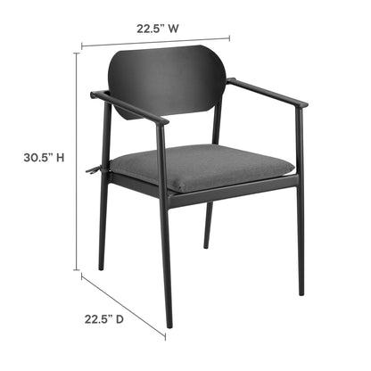 Modway Aeris Nine Piece And Aluminum Dining Set