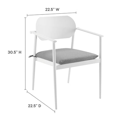 Modway Aeris Nine Piece And Aluminum Dining Set