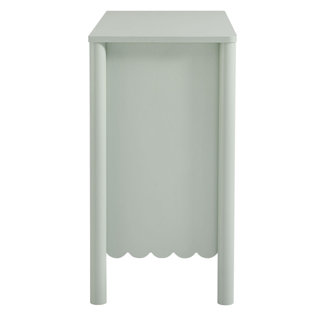 Emmeline 35in 2-Door Scalloped Sideboard Cabinet in sage gray by Modway on Tampa Home & Garden Store