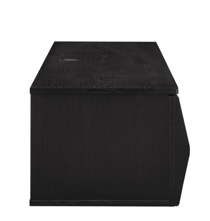 Vaughn 64in wall-mount TV stand top panel in black wood grain finish on Tampa Home & Garden Store