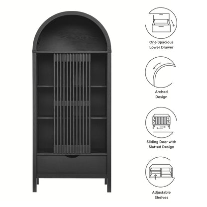 Modway Vaughn Cabinet for Display and Home Use
