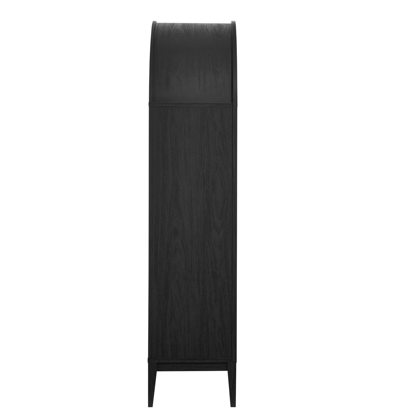 Nolan Wood Storage Cabinet with Arched Doors