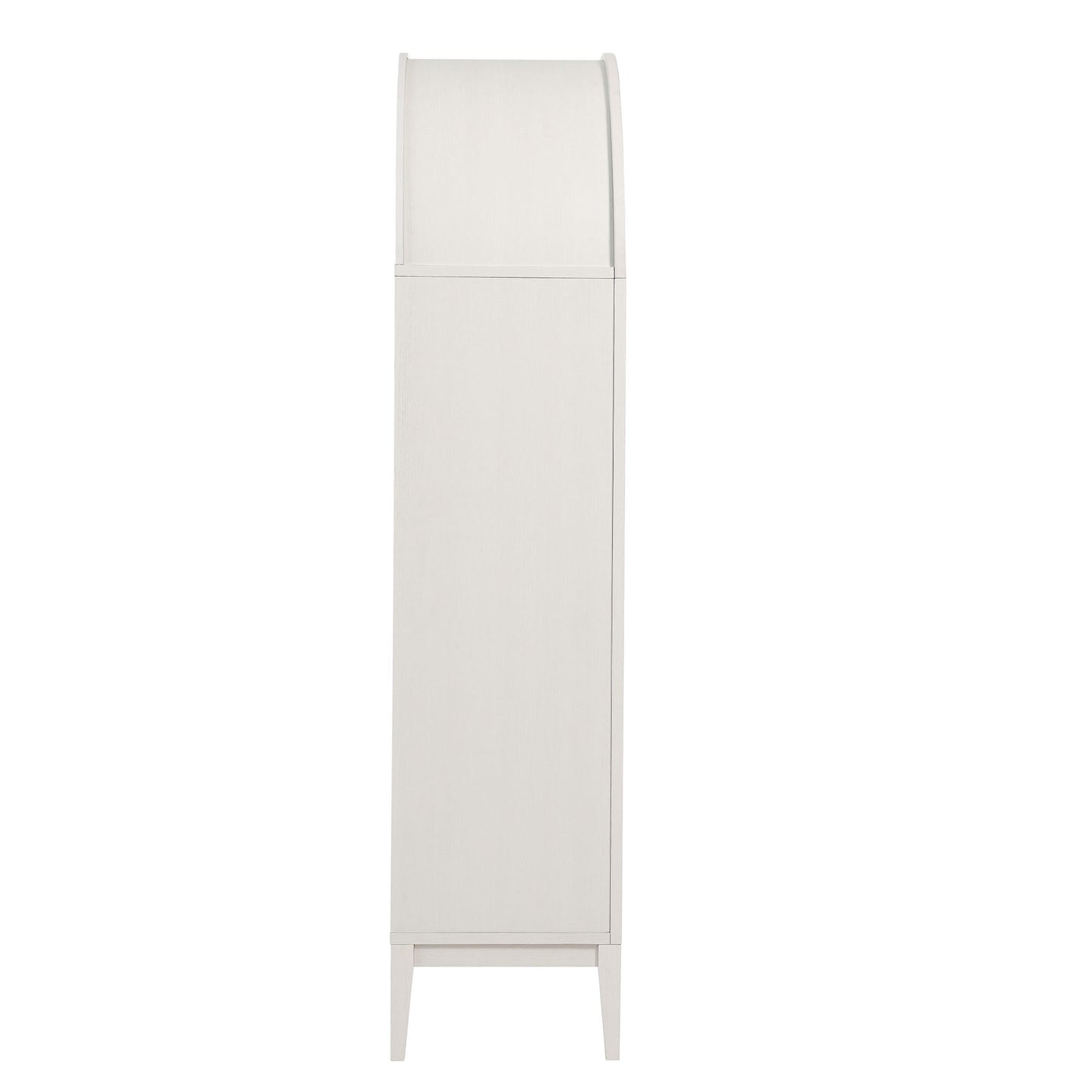 Nolan Wood Storage Cabinet with Arched Doors