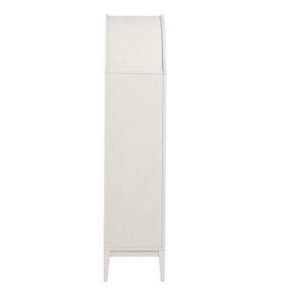 Nolan Wood Storage Cabinet with Arched Doors