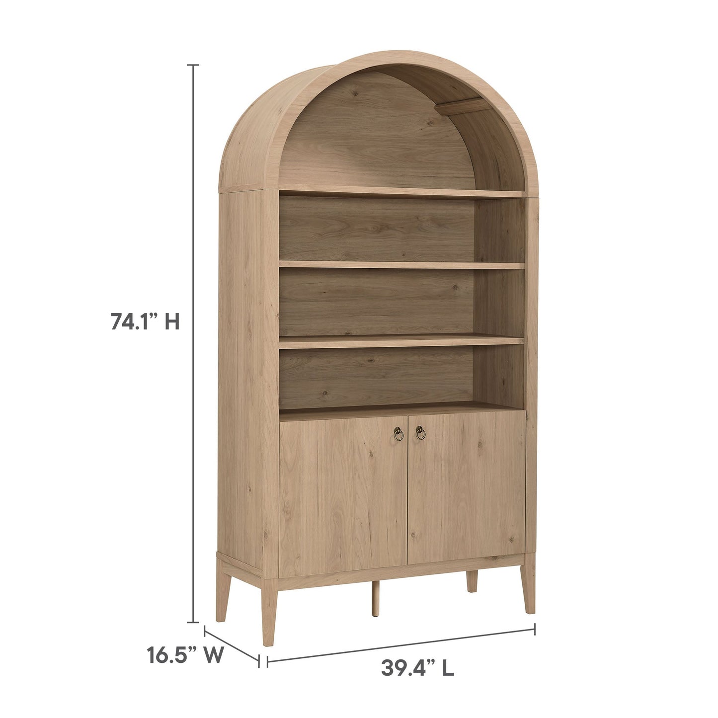 Modway Nolan Arched Storage And Display Cabinet