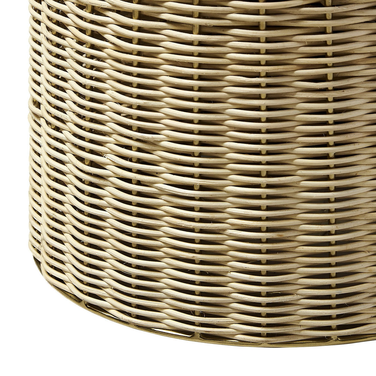 Lazaro Round Rattan Side Table by Modway, natural woven rattan texture on Tampa Home & Garden Store