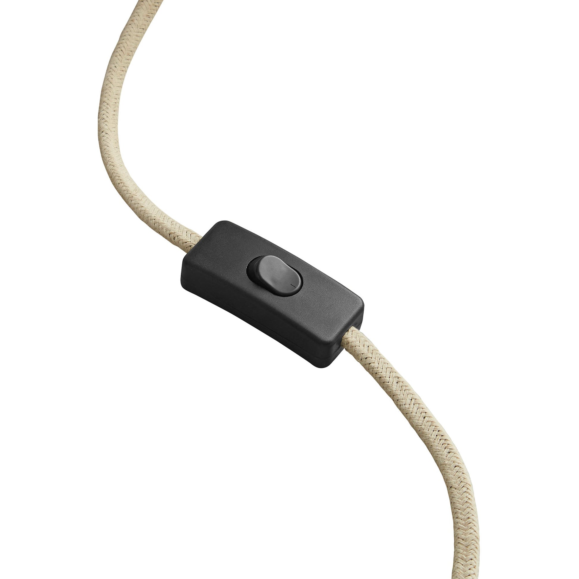 Briar Rattan Table Lamp by Modway, natural braided rattan cord with black on/off switch on Tampa Home & Garden Store