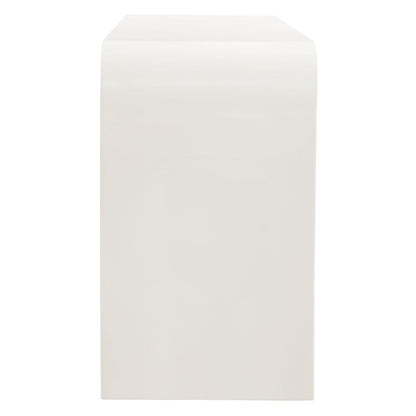 Waterflute 68in white TV stand panel by Modway, modern living room storage on Tampa Home & Garden Store
