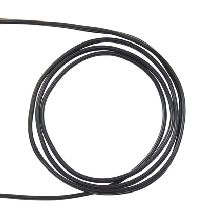 Table lamp power cord coils, black, multi-loop design on Tampa Home & Garden Store