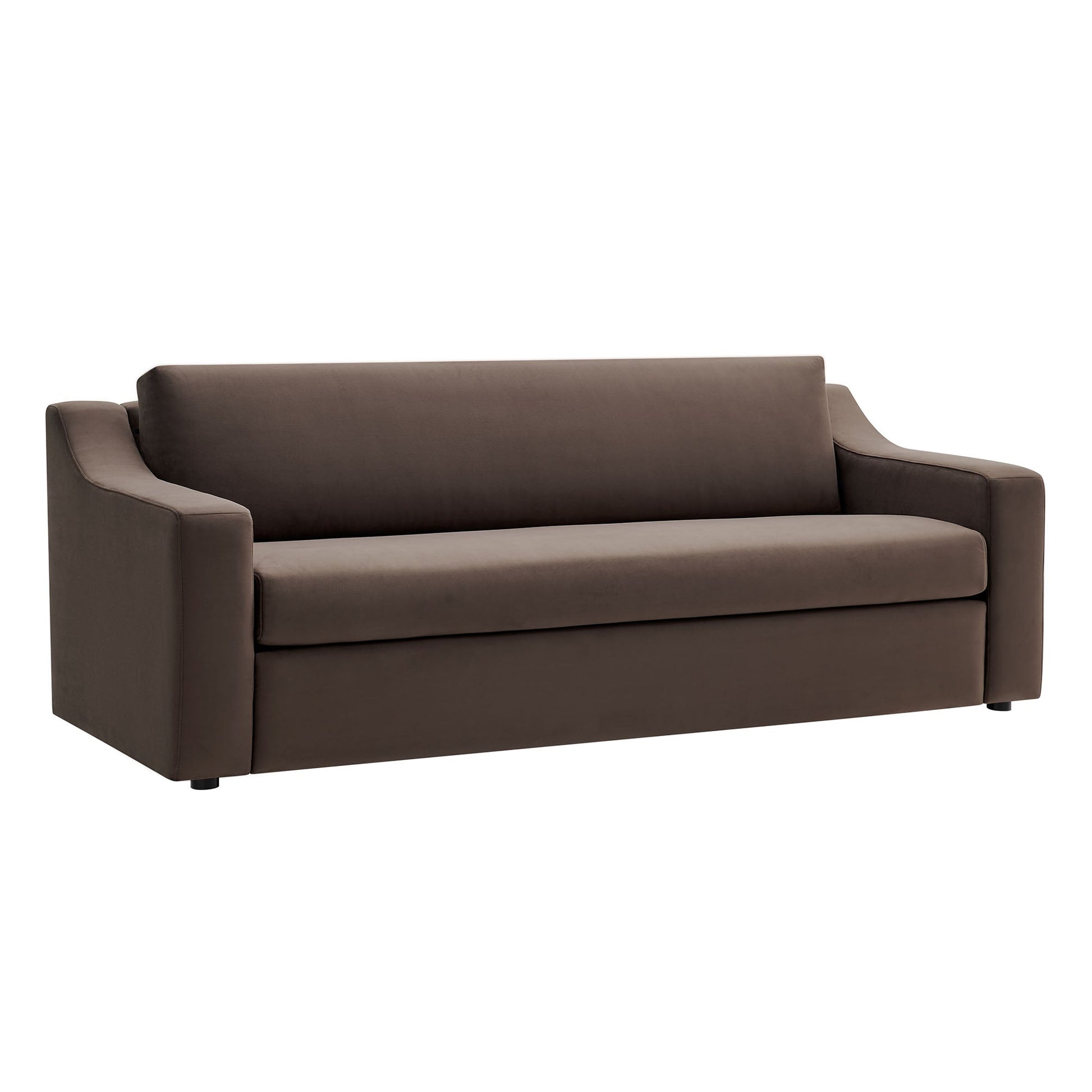 Liora Performance Velvet Sofa by Modway, brown velvet living room seating on Tampa Home & Garden Store
