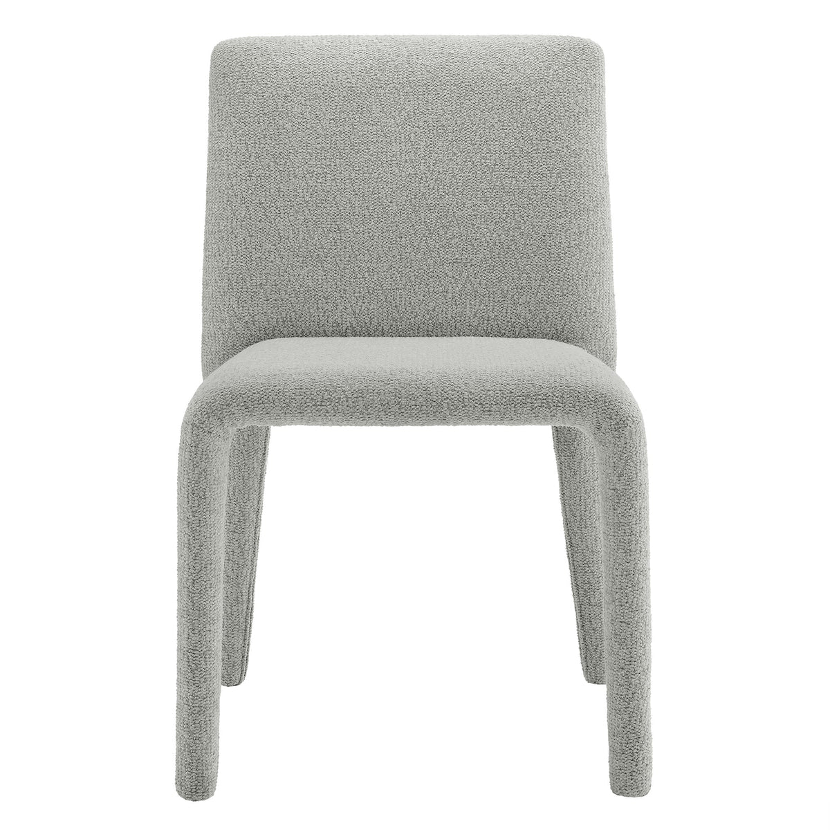 Rhodes Fabric Upholstered Dining Chair by Modway in gray boucle fabric on Tampa Home & Garden Store