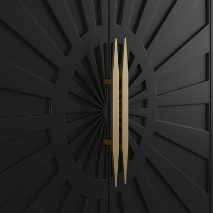 Awaken Accent Cabinet by Modway, matte black with gold hardware, HouseOfZazla decor on Tampa Home & Garden Store