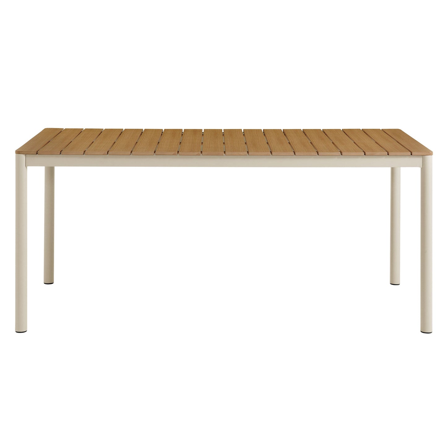 Finn 71 Outdoor Dining Table with Faux Wood Top
