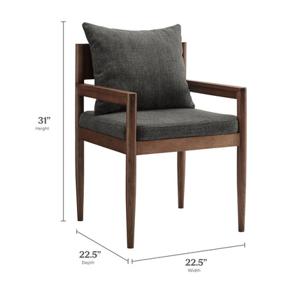 Remington Solid Elm Dining Armchair by Modway